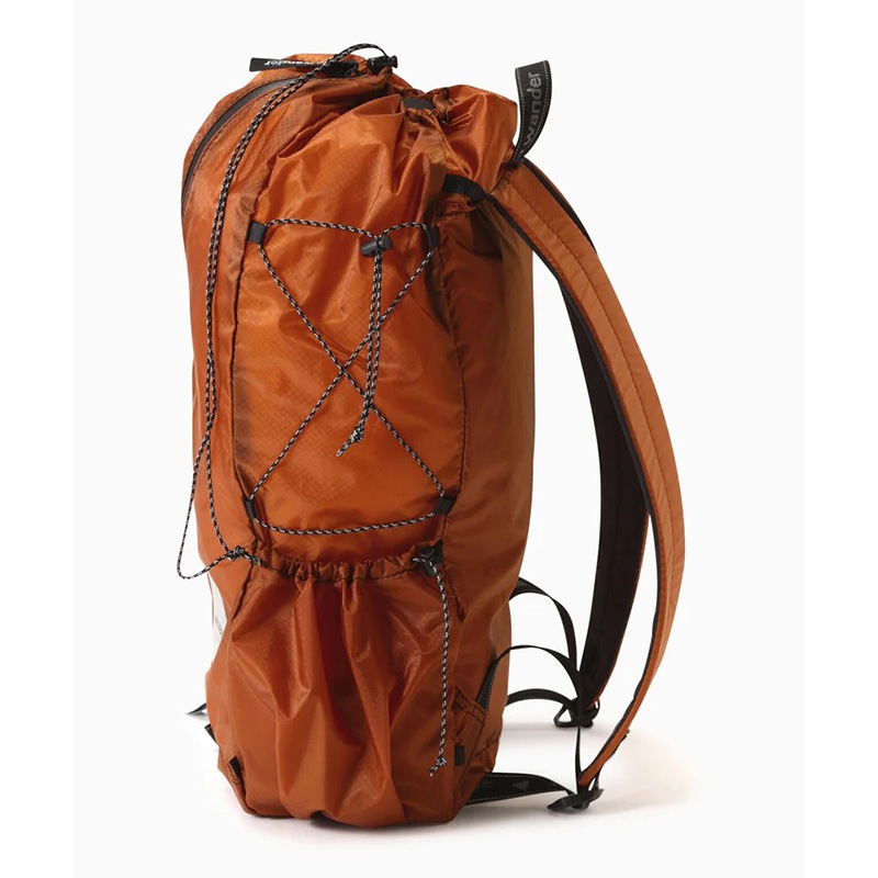 and wander sil daypack black [アンドワンダー]