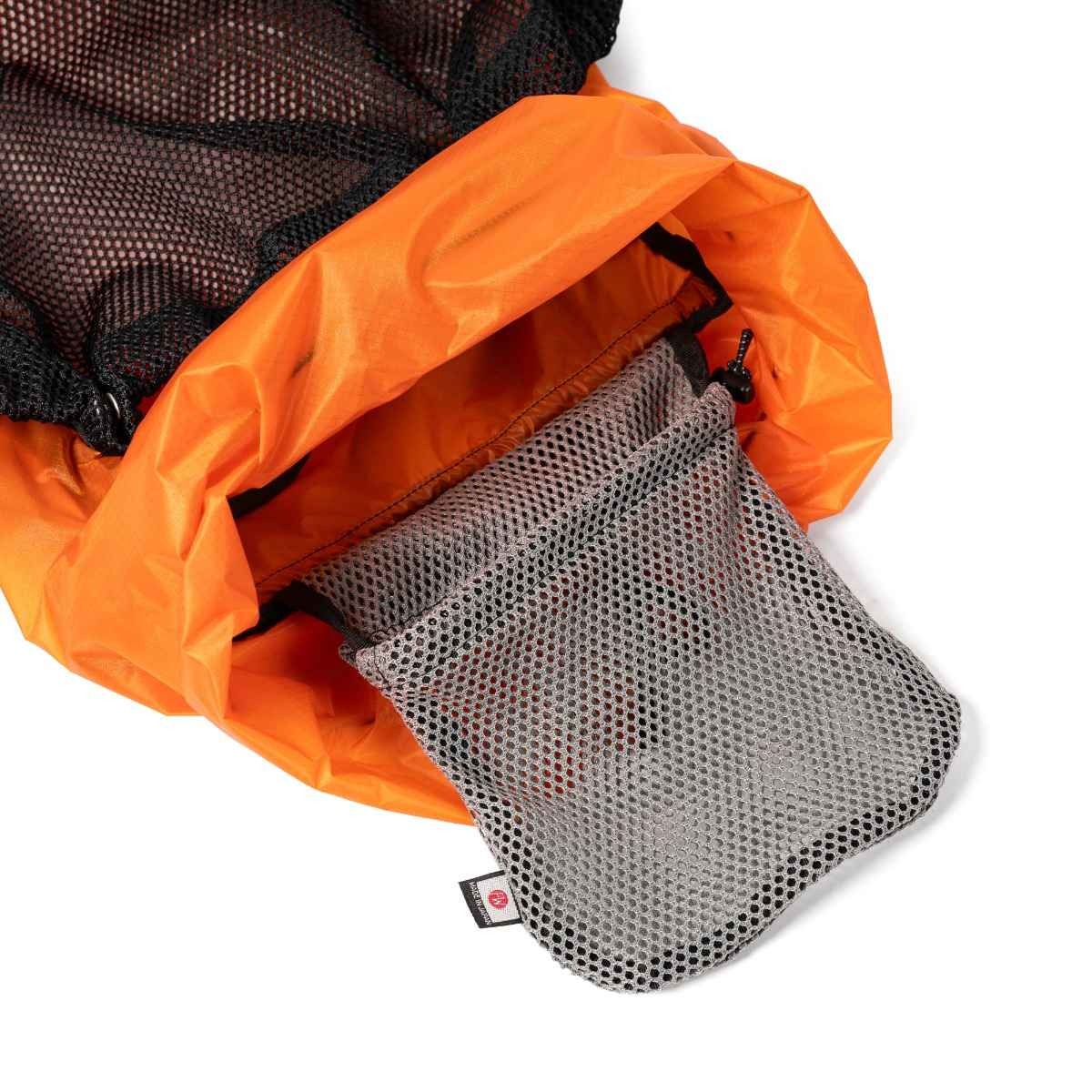 [当日出荷可] FAIRWEATHER packable pack cordura rip/orange [フェアウェザー]