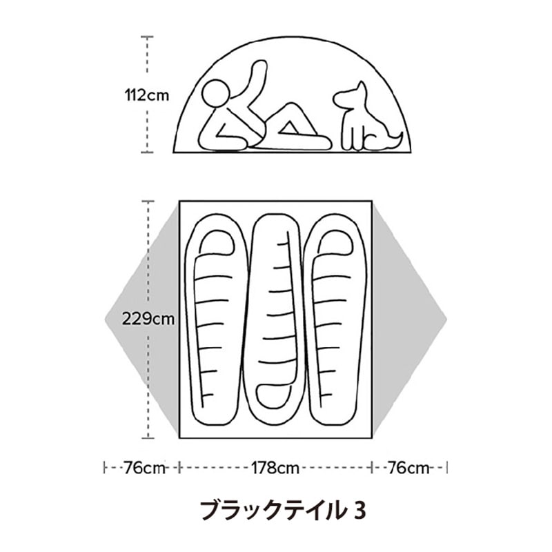 BIG AGNES ブラックテイル 3 グリーン [ビッグアグネス]