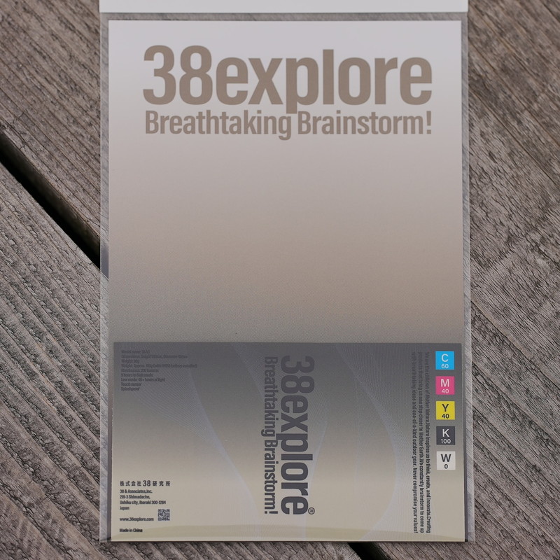 [当日出荷可][30%OFF] 38explore 38-kT Dress up Sticker Process color /Black [ミヤエクスプローラー]