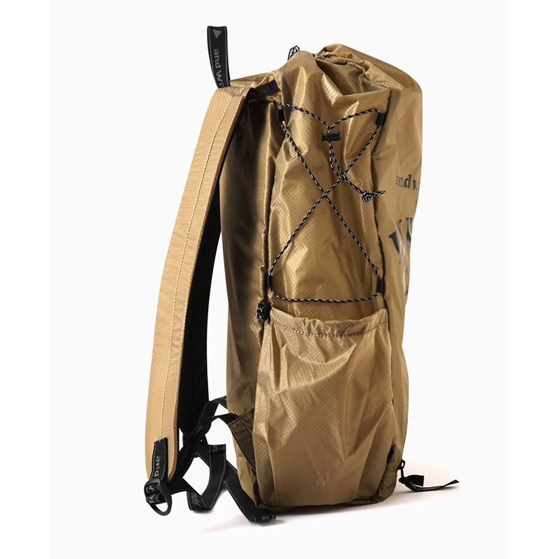 and wander hiking club sil daypack beige [アンドワンダー]