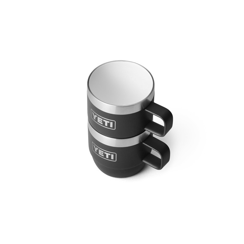 YETI R. 6 oz STACKABLE MUGS 2PK BLACK [イエティ]