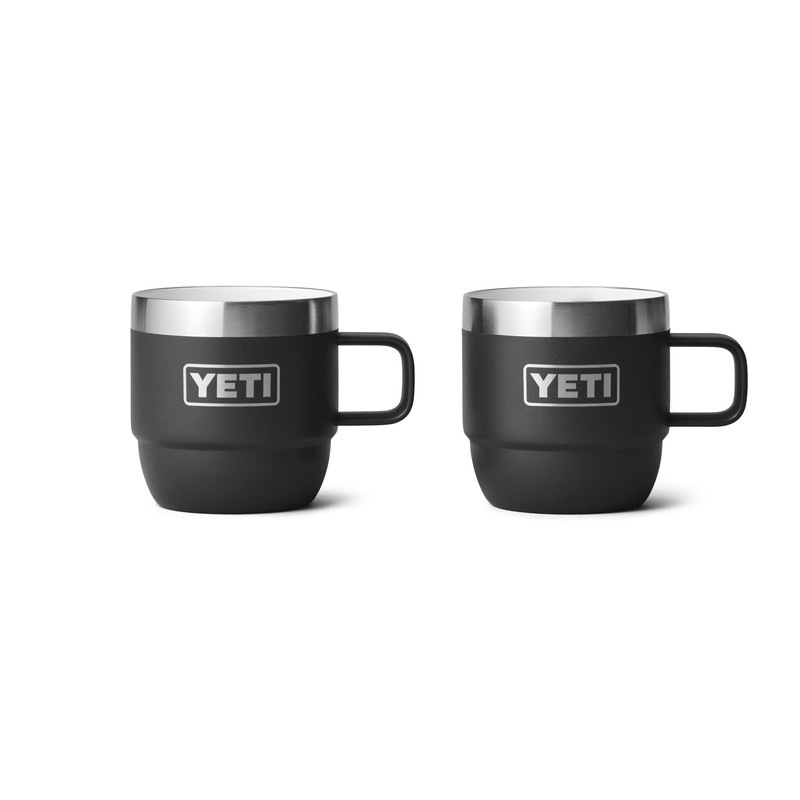 YETI R. 6 oz STACKABLE MUGS 2PK BLACK [イエティ]