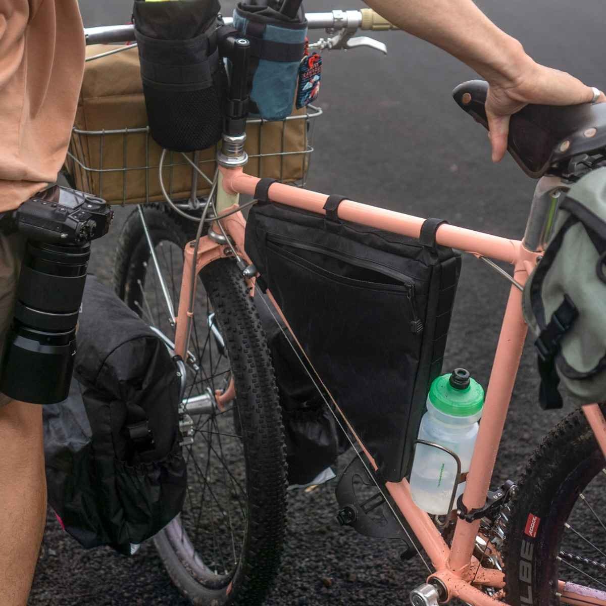 [当日出荷可] FAIRWEATHER frame bag ADV ecopak black Sサイズ [フェアウェザー]