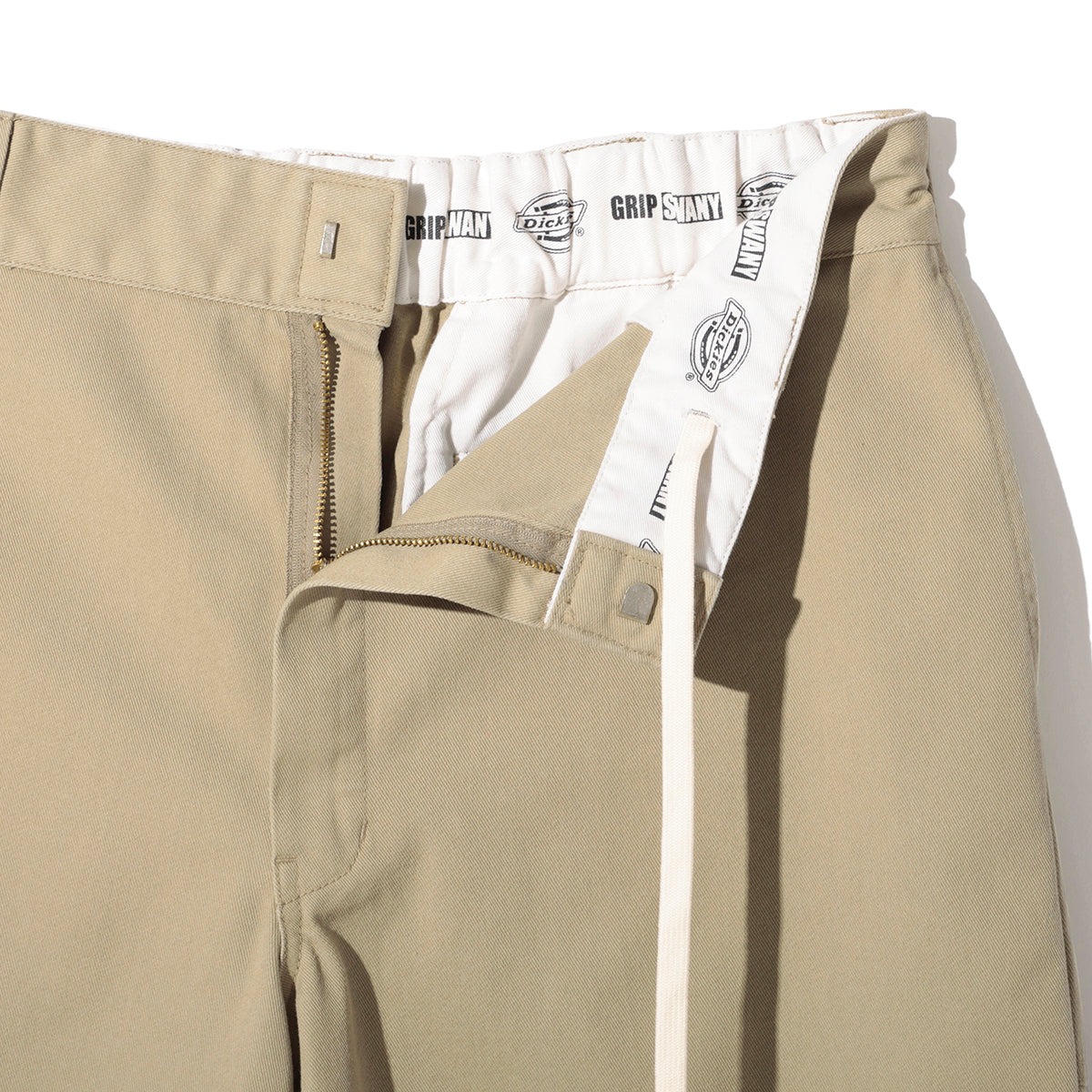 [当日出荷可] Grip Swany 262M40GS01 GRIPSWANY×Dickies EASY DOUBLE HIP WORK SHORTS KHAKI [グリップスワニー]