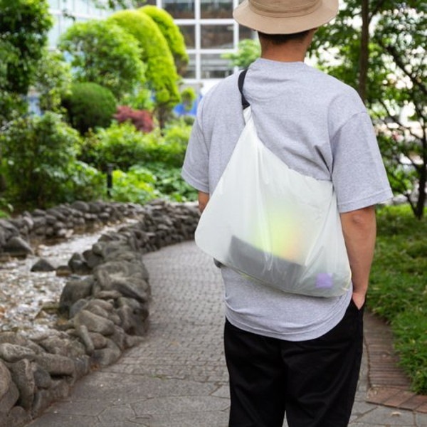 FAIRWEATHER packable sacoche lilac [フェアウェザー]