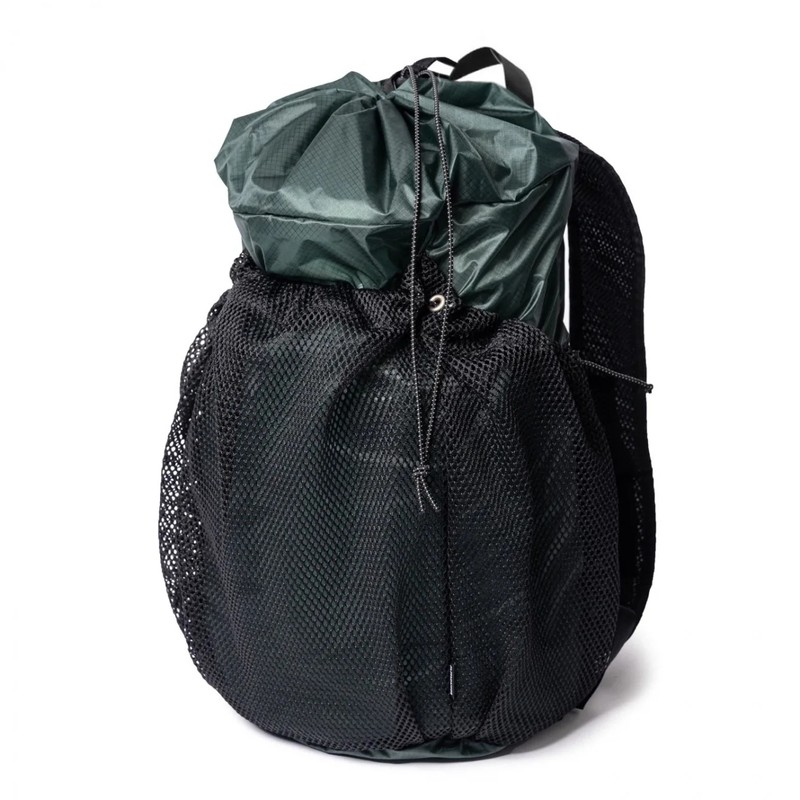 [当日出荷可] FAIRWEATHER packable pack cordura rip/algae green [フェアウェザー]