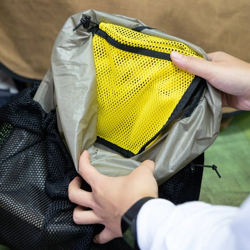 [当日出荷可] FAIRWEATHER packable pack cordura rip/algae green [フェアウェザー]