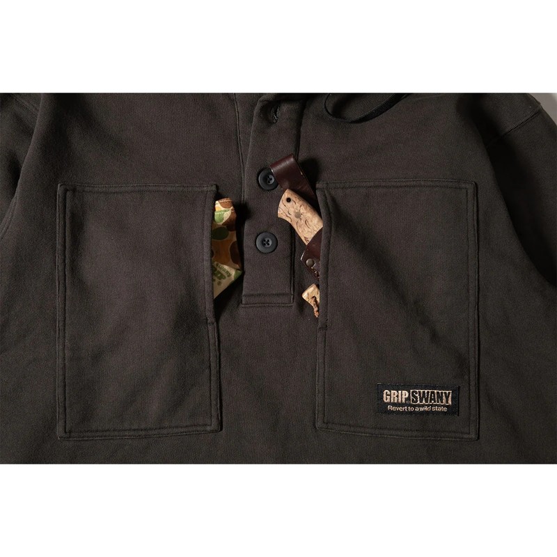 Grip Swany Field Pullover Charcoal [グリップスワニー]