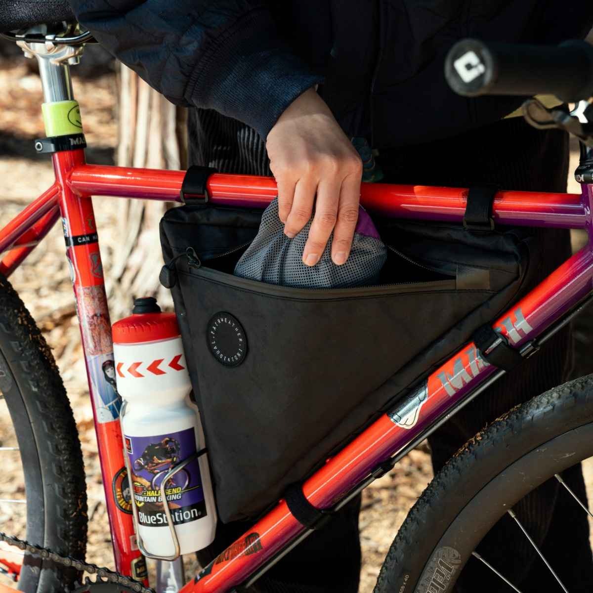 当日出荷可] FAIRWEATHER frame bag ADV ecopak black Mサイズ [フェア