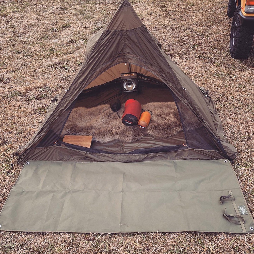 DUCKNOT グランドシート ソロ カーキ [ダックノット]