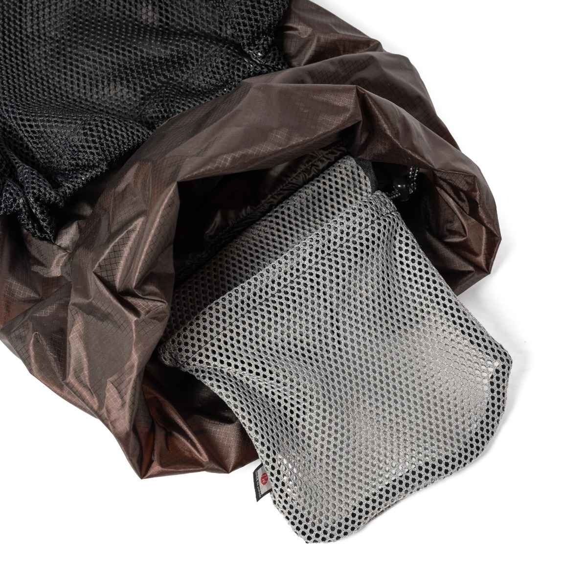 [当日出荷可] FAIRWEATHER packable pack cordura rip/brown [フェアウェザー]