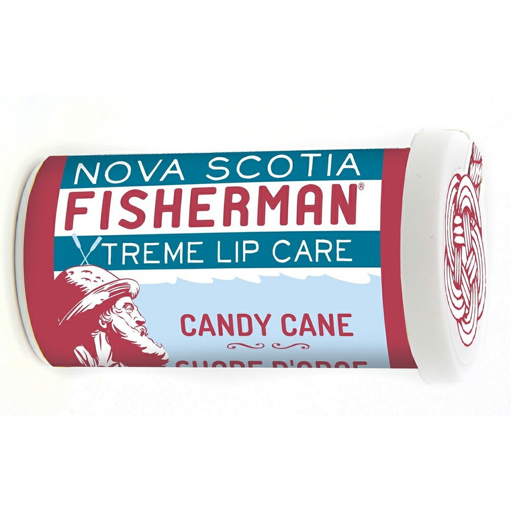 [当日出荷可][40%OFF] Nova Scotia Fisherman Candy Cane Lip Balm 9.9g [ノバスコシアフィッシャーマン]
