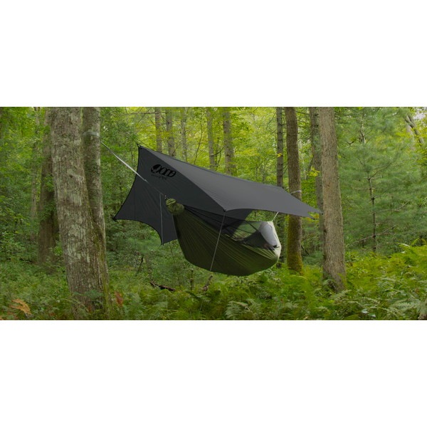 eno JungleLink Hammock System Charcoal/Evergreen [イノー]