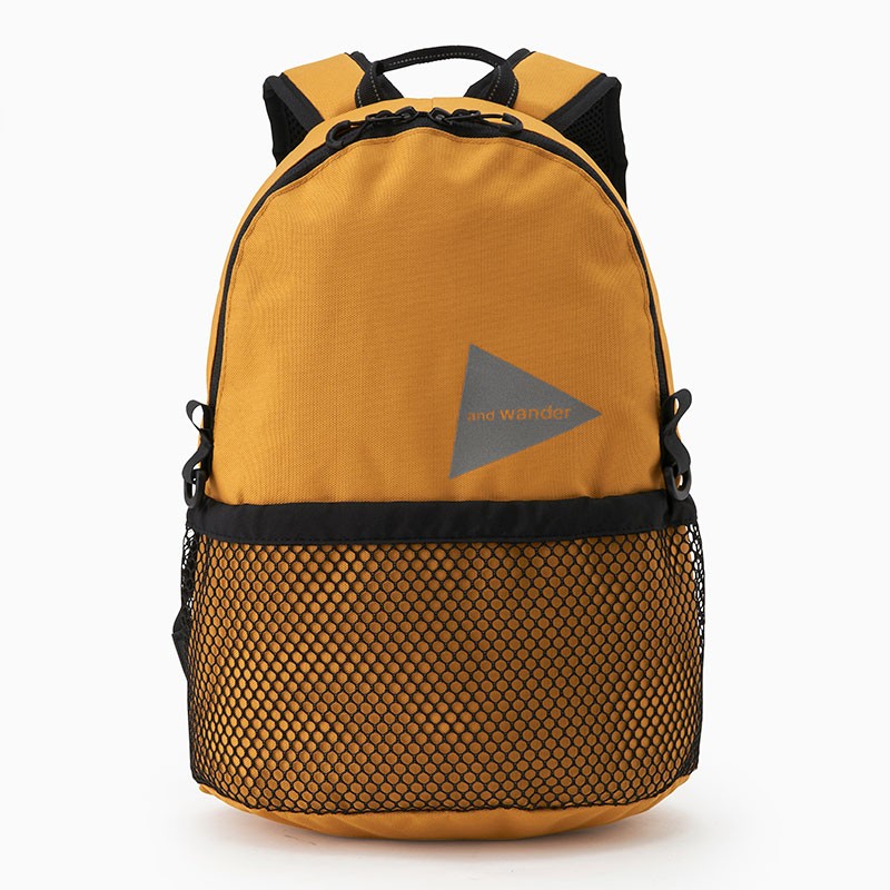 and wander recycle OX kids daypack yellow [アンドワンダー]