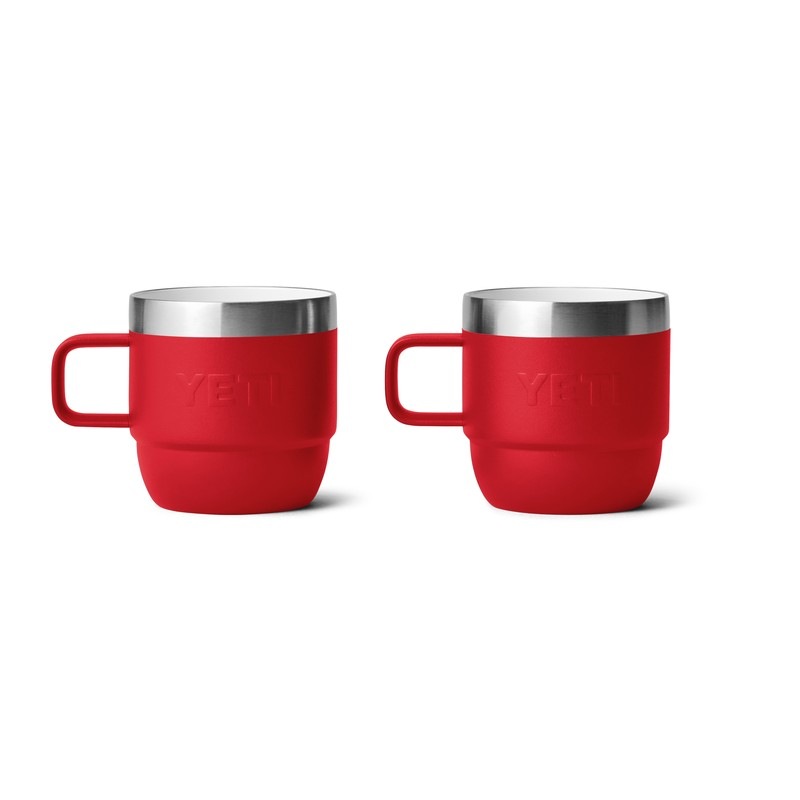 YETI R. 6 oz STACKABLE MUGS 2PK RESCUE RED [イエティ]
