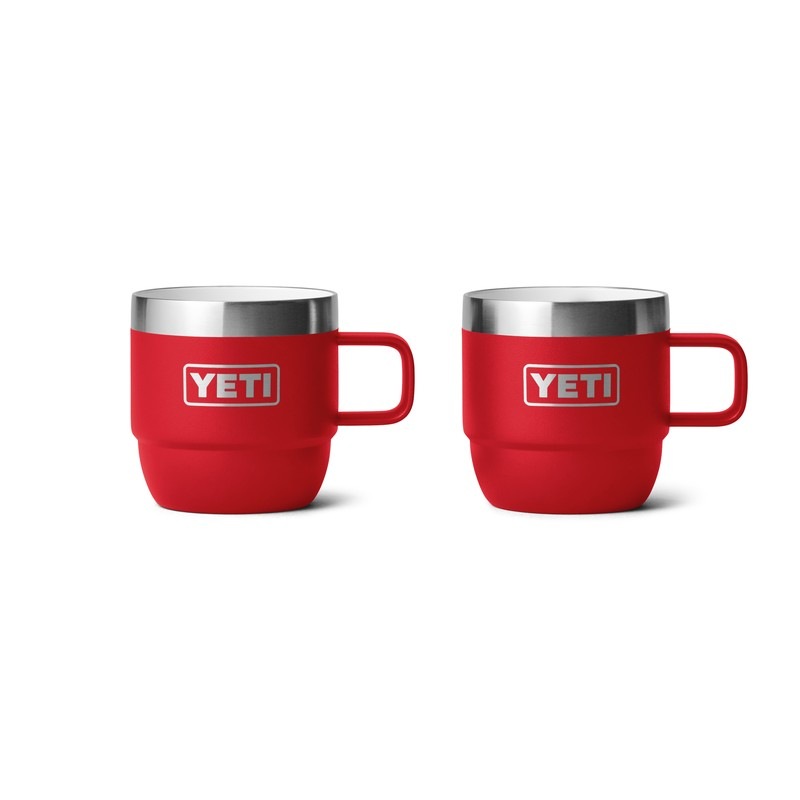 YETI R. 6 oz STACKABLE MUGS 2PK RESCUE RED [イエティ]