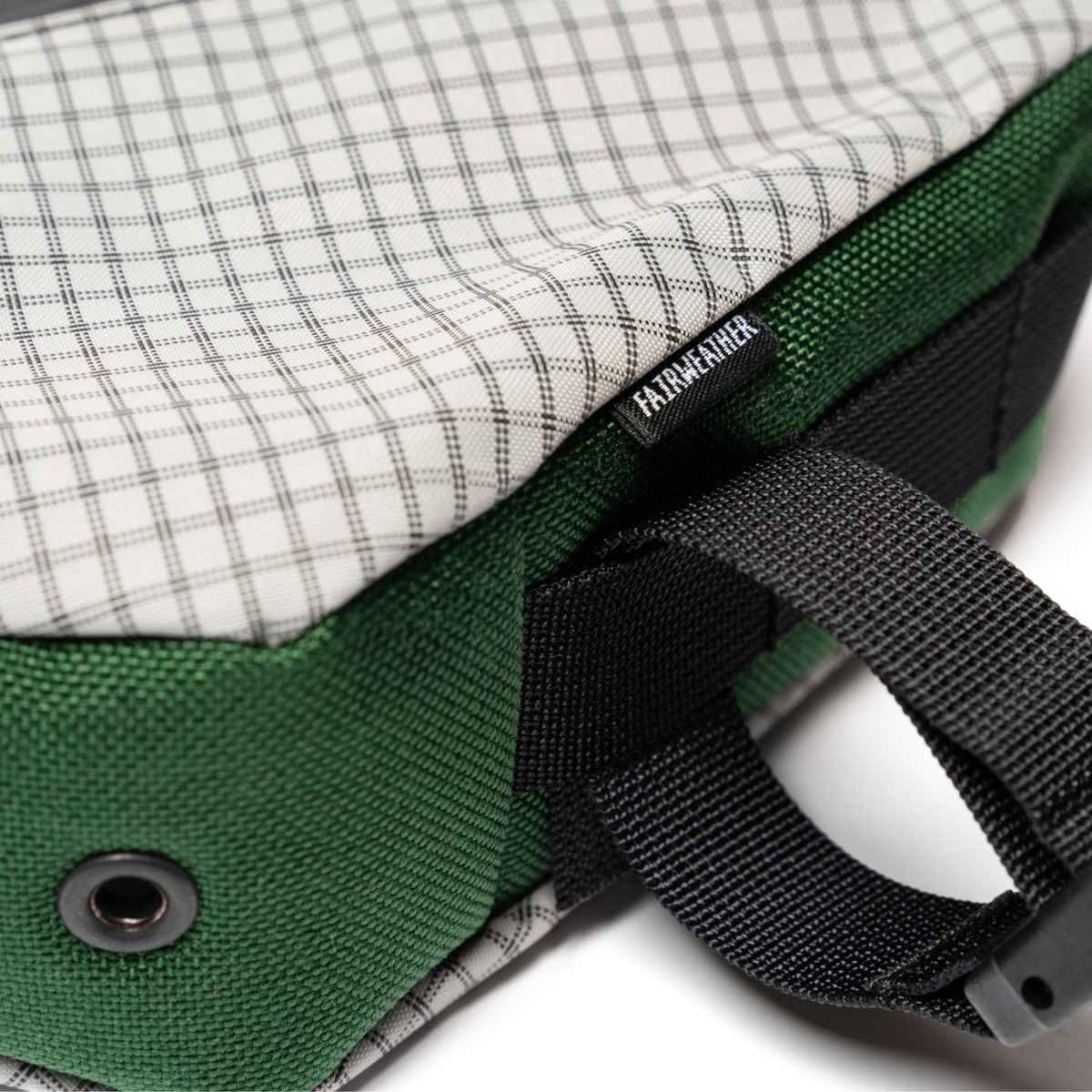 [当日出荷可] FAIRWEATHER frame bag SP hmpe rip light grey/green Mサイズ [フェアウェザー]