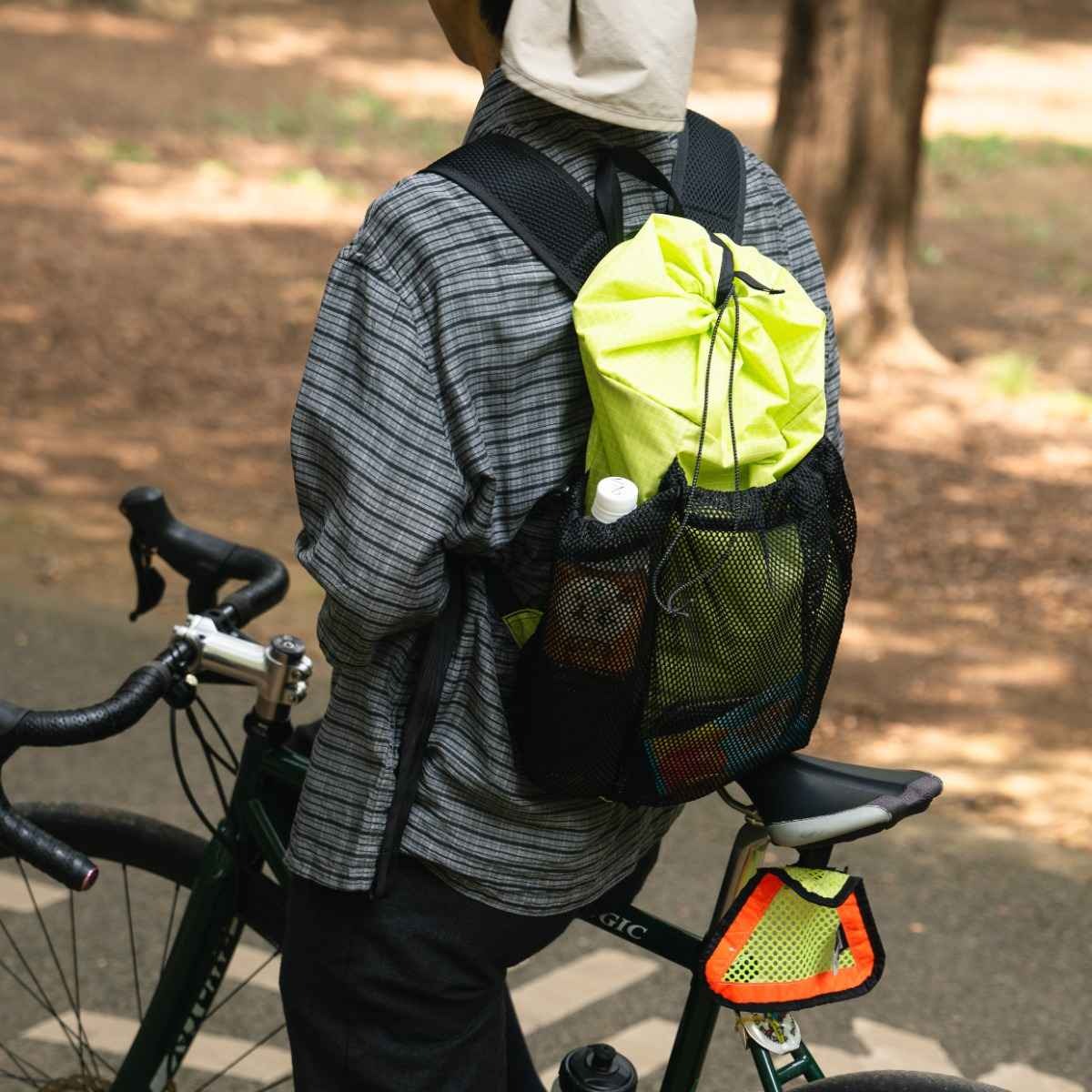 [当日出荷可] FAIRWEATHER packable pack hmpe rip/lime [フェアウェザー]