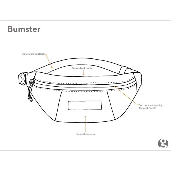 [最短当日出荷] Gossamer Gear Bumster Green [ゴッサマーギア]