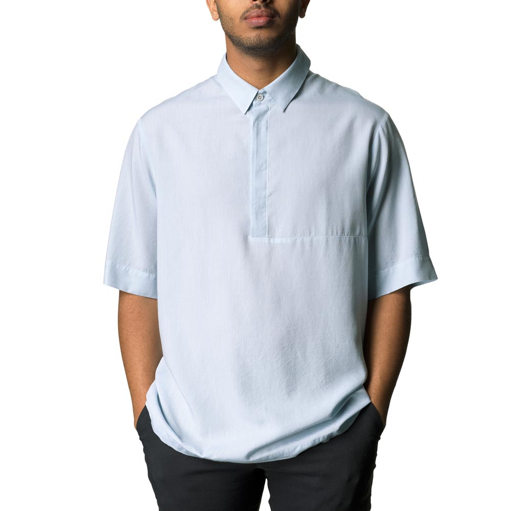 HOUDINI Mens Tree Polo Shirt Breeze Blue Light [フーディニ]