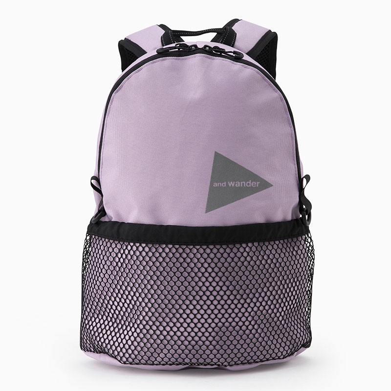 [10%OFF] and wander recycle OX kids daypack l.purple [アンドワンダー]
