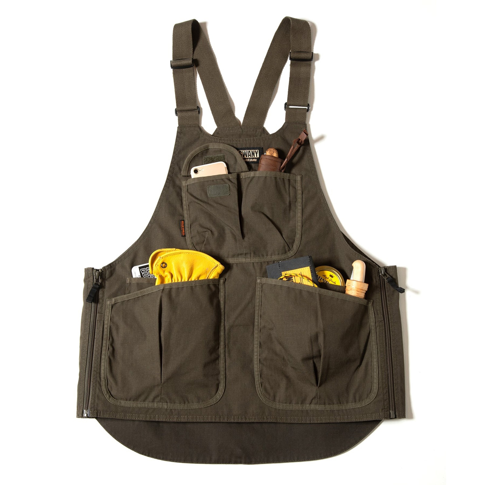 Grip Swany FIREPROOF APRON VEST OLIVE [グリップスワニー]