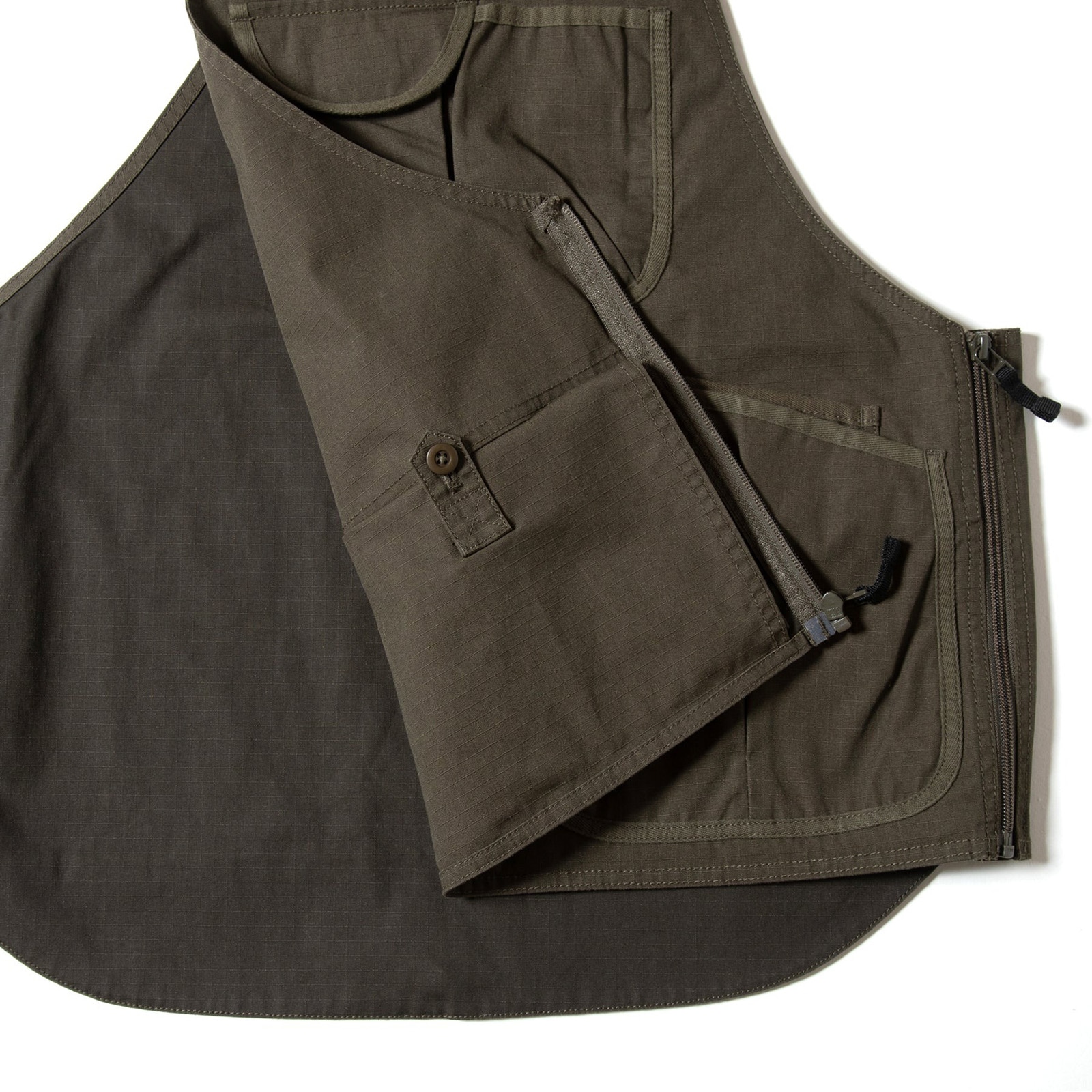 Grip Swany FIREPROOF APRON VEST OLIVE [グリップスワニー]