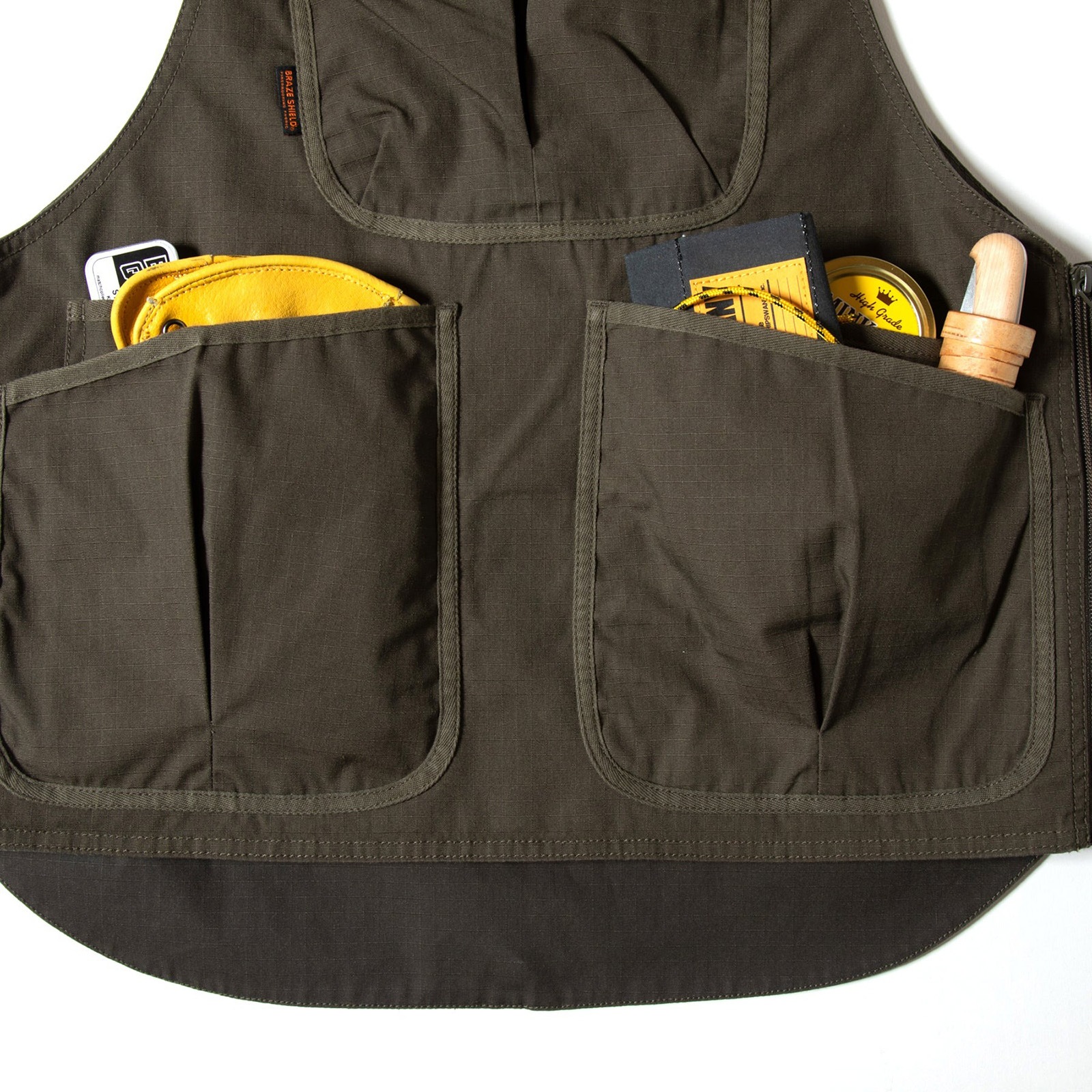 Grip Swany FIREPROOF APRON VEST OLIVE [グリップスワニー]