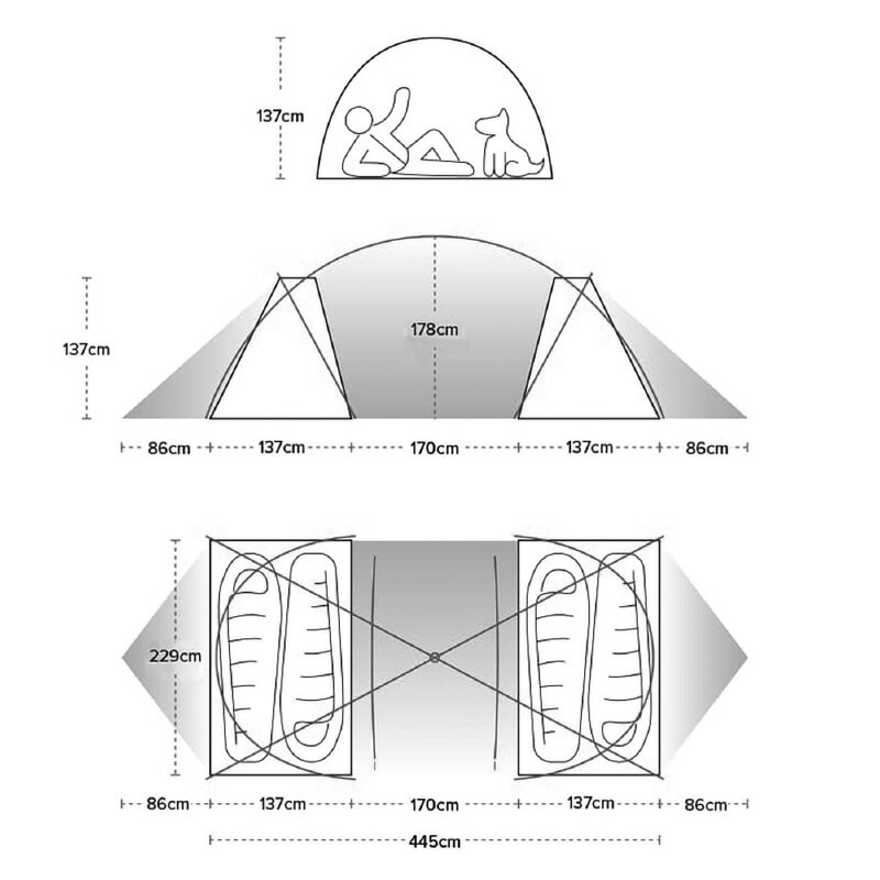 BIG AGNES ワイオミングトレイル 4 オリーブ [ビッグアグネス]