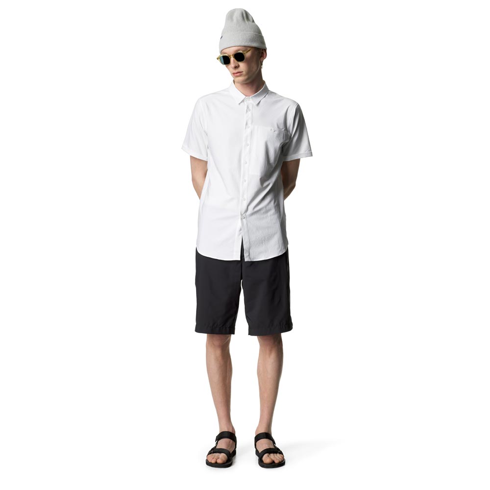 HOUDINI Mens Shortsleeve Shirt powderday white [フーディニ]