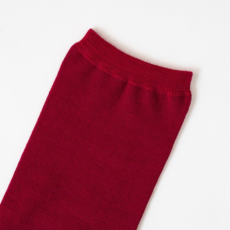 [当日出荷可][20%OFF] NODAL Australian MerinoWool Socks Red [ノーダル]