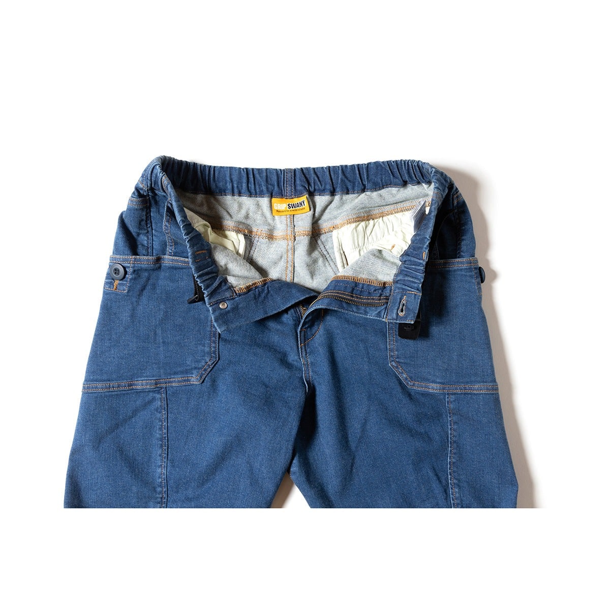 Grip Swany JOG 3D WIDE CAMP PANTS 2.0 LIGHT INDIGO [グリップ