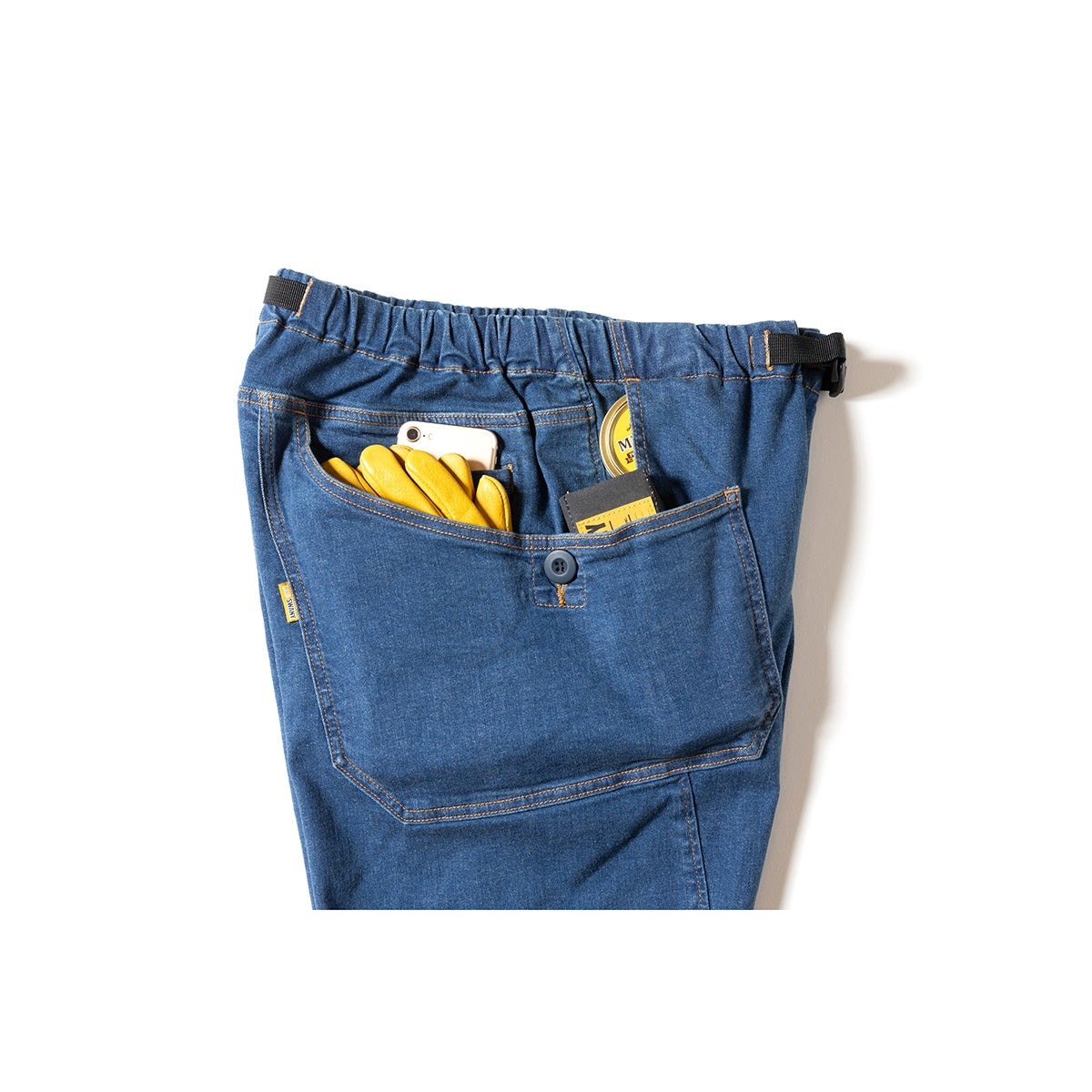 Grip Swany JOG 3D WIDE CAMP PANTS 2.0 LIGHT INDIGO [グリップ