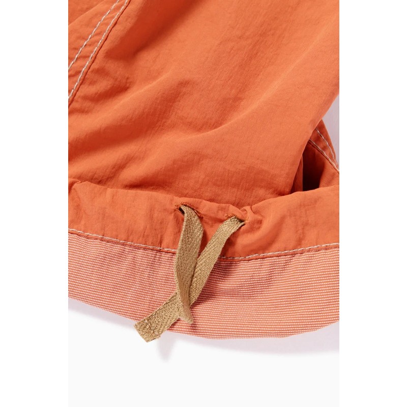 [当日出荷可] and wander crinkled nylon pants charcoal [アンドワンダー]