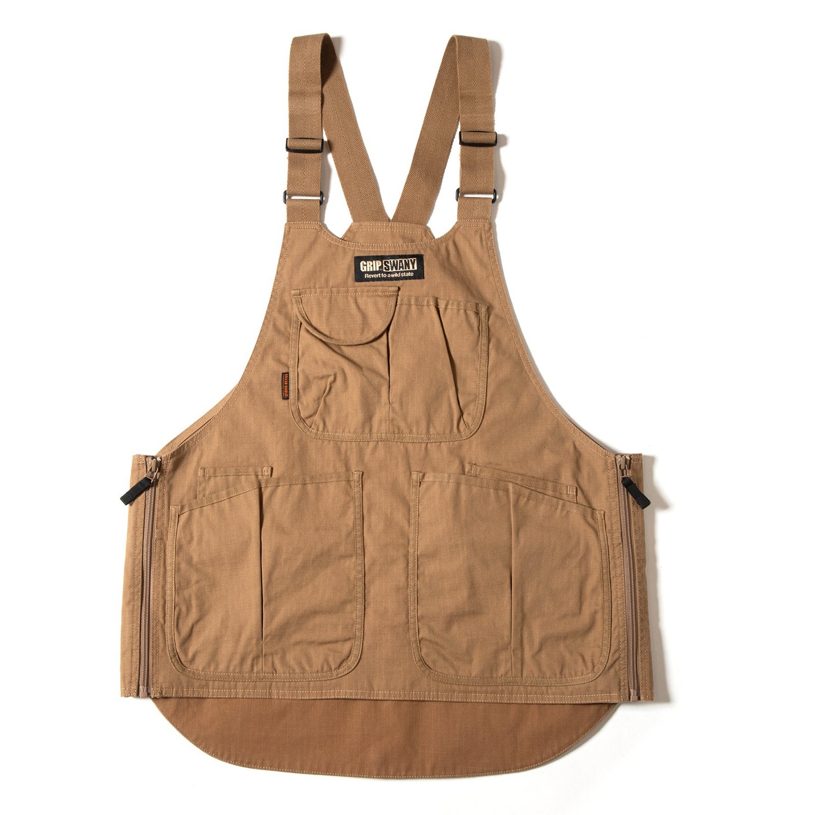 グリップスワニー　ファイヤープルーフ　エプロンベスト Grip Swany FIREPROOF APRON VEST COYOTE [グリップスワニー]