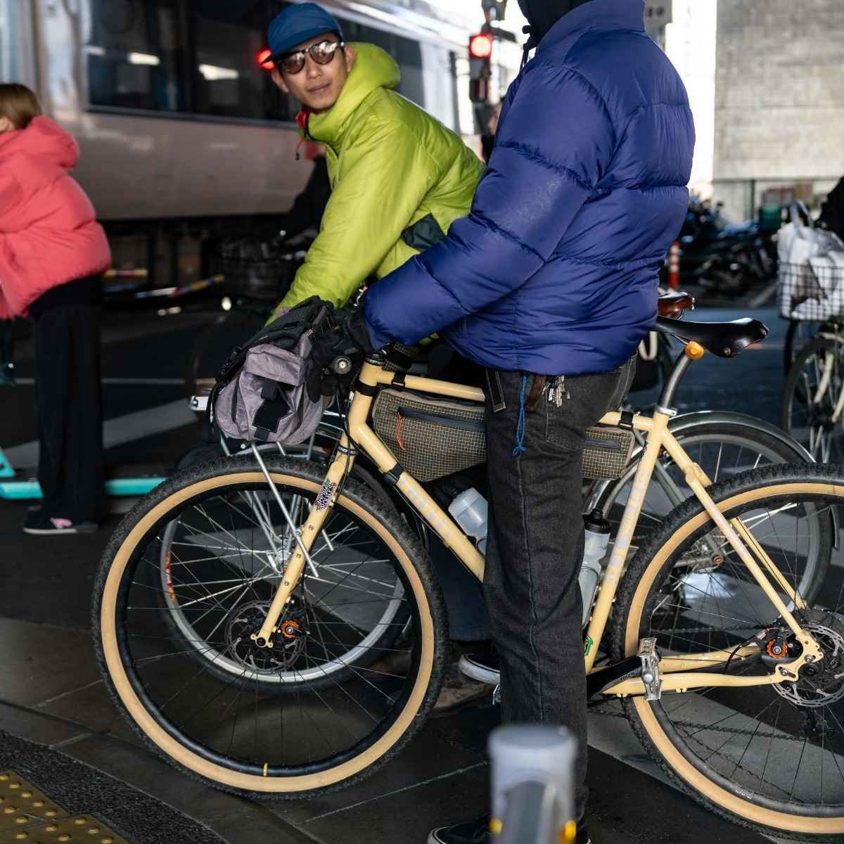 FAIRWEATHER frame bag SP hmpe rip olive/beige Mサイズ [フェアウェザー]