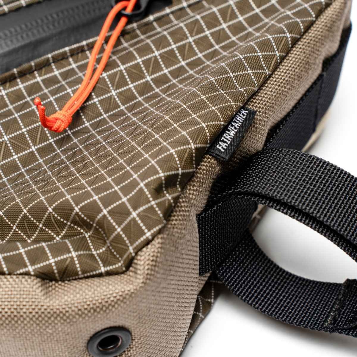 FAIRWEATHER frame bag SP hmpe rip olive/beige Mサイズ [フェアウェザー]
