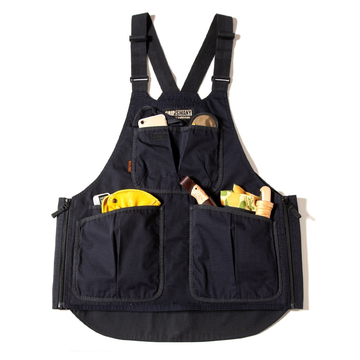 Grip Swany FIREPROOF APRON VEST BLACK [グリップスワニー]