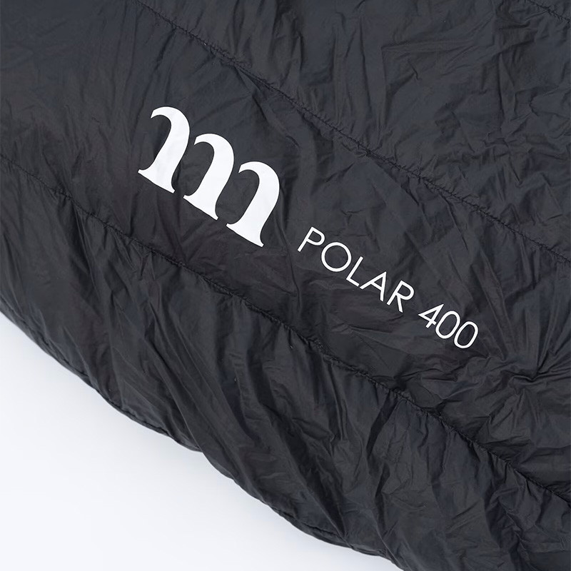 MURACO POLAR 400 SLEEPING BAG (6 Comfort / -3 Limit) Black [ムラコ]