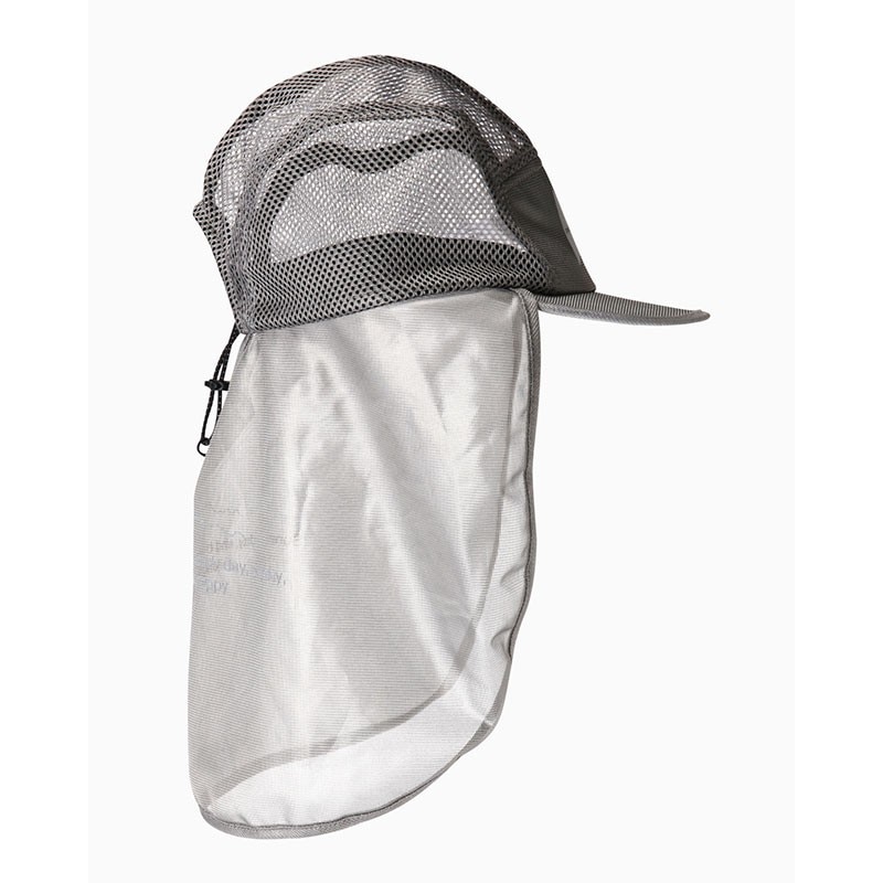 and wander silver mesh cap silver [アンドワンダー]