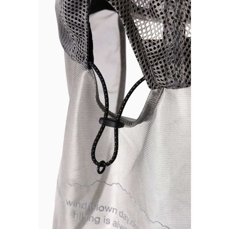 and wander silver mesh cap silver [アンドワンダー]