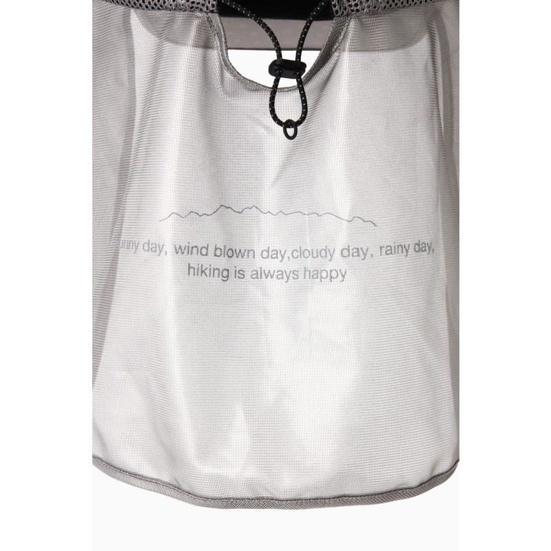 and wander silver mesh cap silver [アンドワンダー]