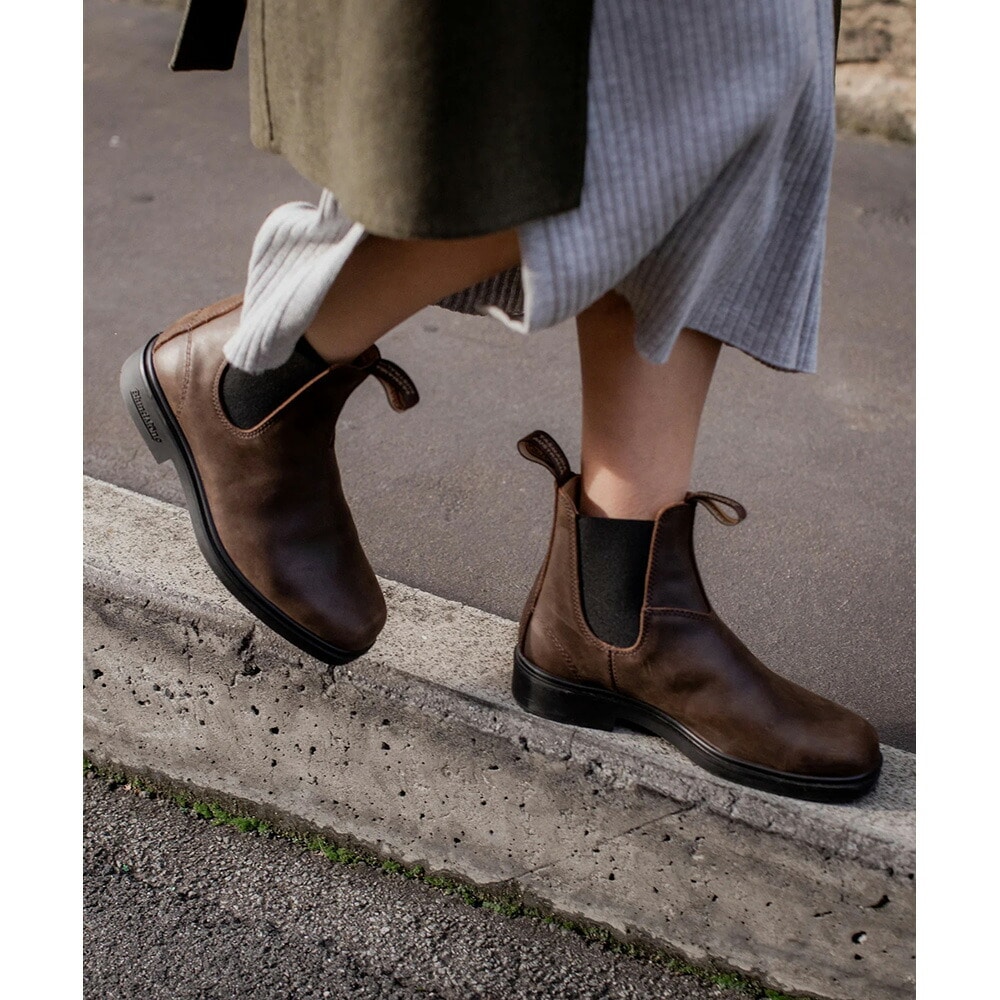 UK9 ブランドストーン 062 ドレスブーツ 本革 プレミアムレザー ブラウン ブランドストーン ドレス Blundstone BS062 DRESS メンズ