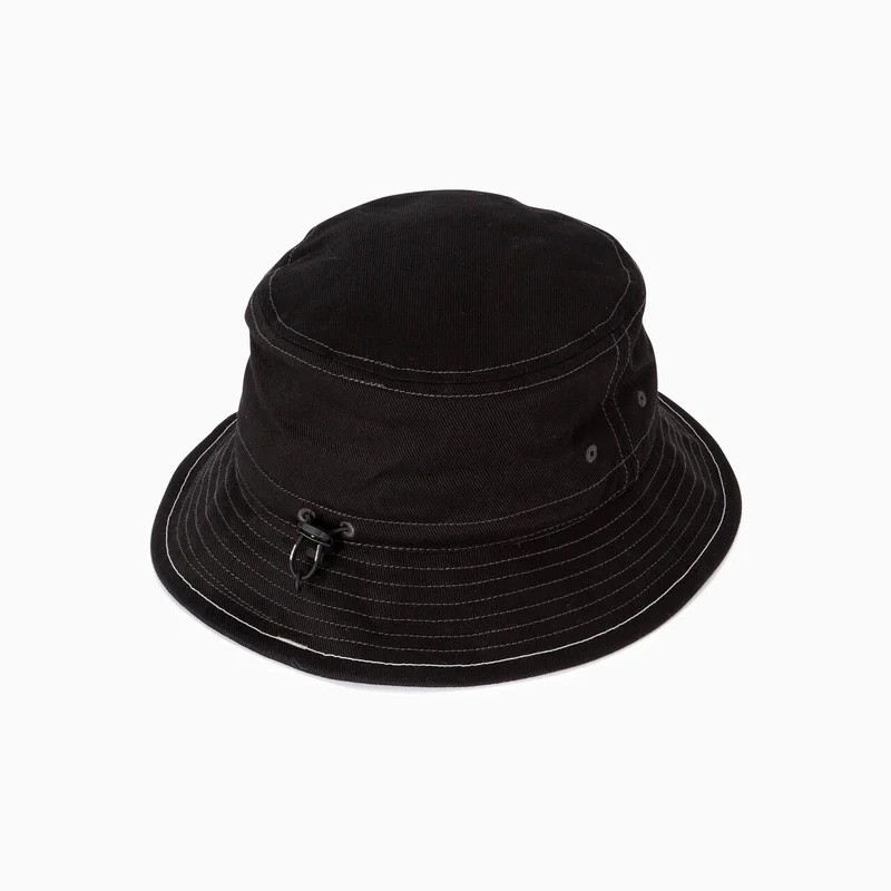 [10%OFF] and wander cotton twill hat black [アンドワンダー]