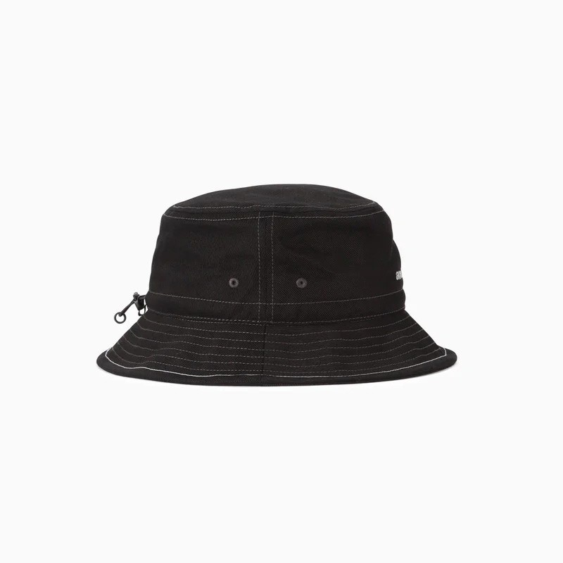 [10%OFF] and wander cotton twill hat black [アンドワンダー]