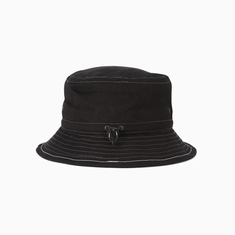 [10%OFF] and wander cotton twill hat black [アンドワンダー]