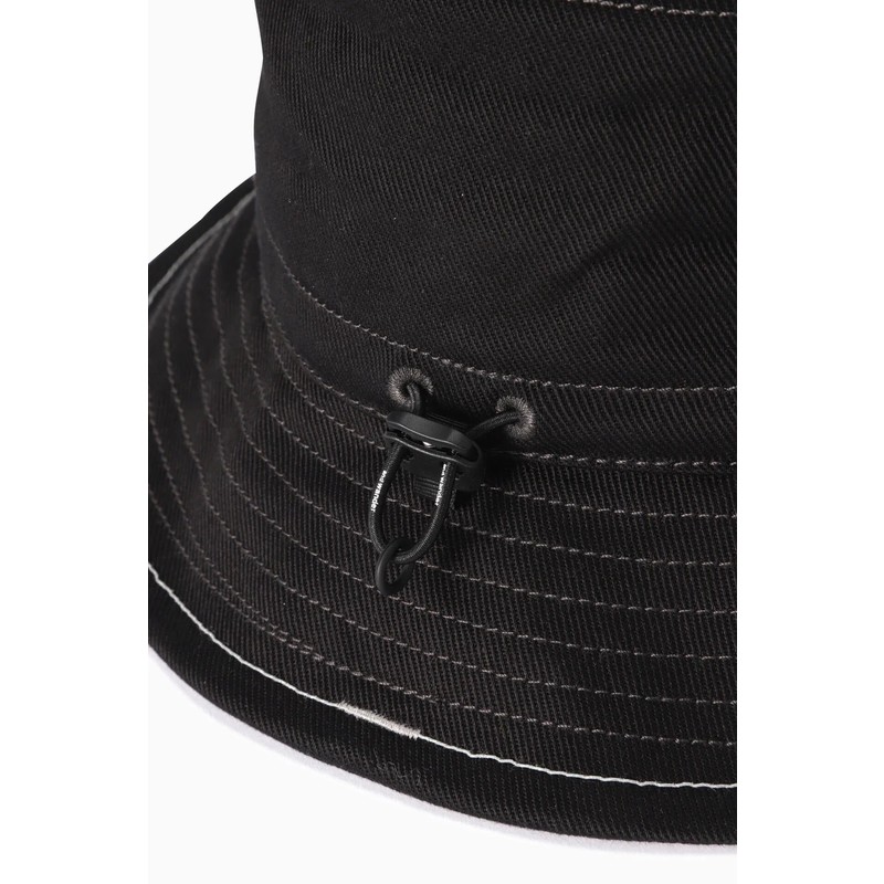[10%OFF] and wander cotton twill hat black [アンドワンダー]