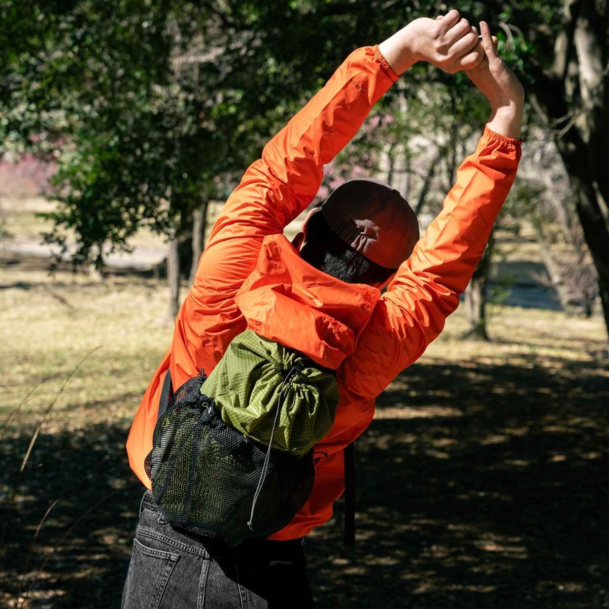 [当日出荷可] FAIRWEATHER packable pack hmpe rip/avocado [フェアウェザー]