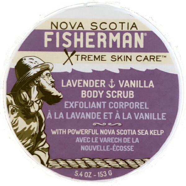 [当日出荷可][40%OFF] Nova Scotia Fisherman Lavender & Vanila Scrub 153g [ノバスコシアフィッシャーマン]